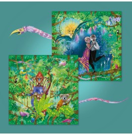Selva mágica  Libro y 2 puzzles de Manolito Books