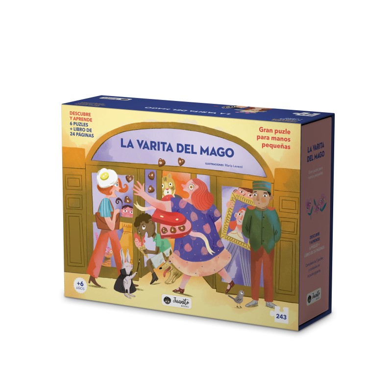 La varita del mago  Libro y puzle  de Manolito Books