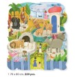 Fiesta en el zoo – Libro y puzle reversible de Manolito Books Fiesta en el zoo – Libro y puzle reversible de Manolito Books