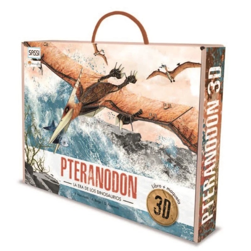 Pteranodon: la era de los dinosaurios – Libro y maqueta 3D de Manolito Books