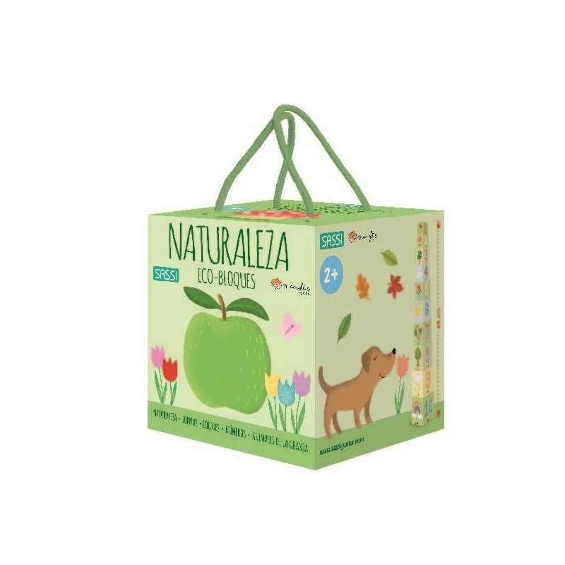 Naturaleza – Cubos apilables y libro  de Manolito Books