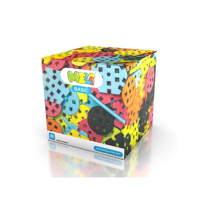 Bloques MELI Basic SET CONSTRUCTOR Piezas de construcción 60 pcs
