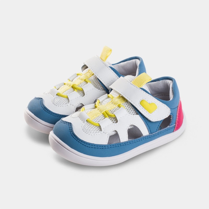 Sandalias Respetuosas Bebé Azules TUNE LittleBlueLamb