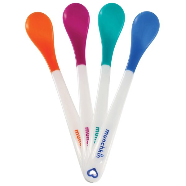 Pack 4 cucharas termosensibles White Hot de Munchkin - Imagen 3
