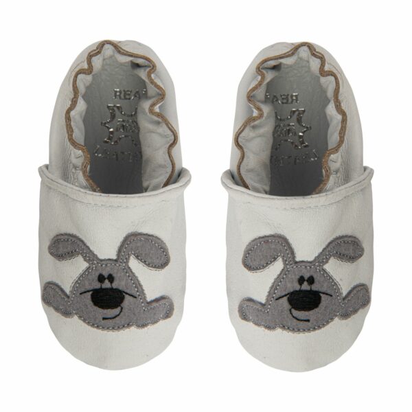 BABUCHAS PIEL BAR3FOOT BLANCO