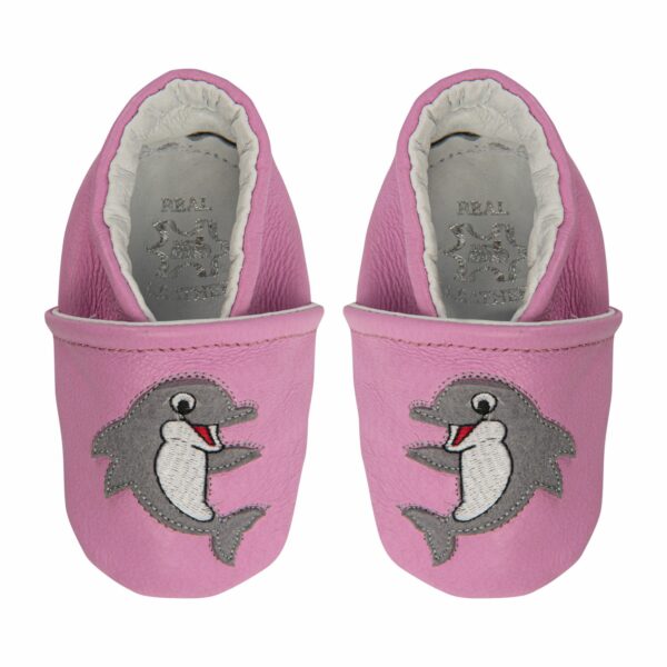 BABUCHAS PIEL BAR3FOOT ROSA