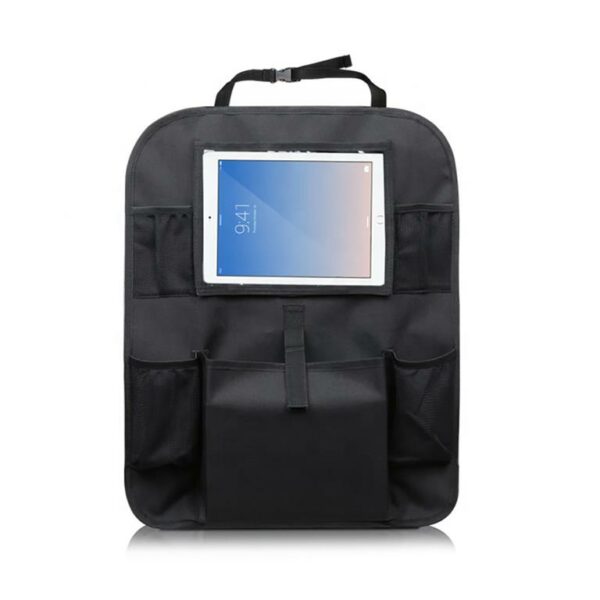 ORGANIZADOR COCHE CON BOLSILLO TABLET OLMITOS