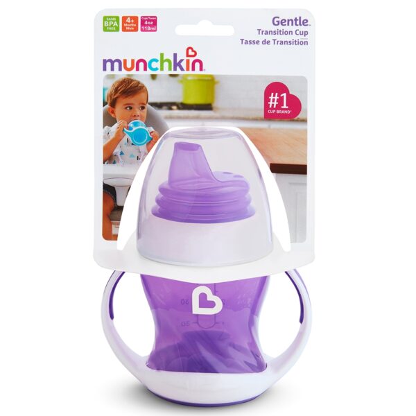 Taza transición Gentle 120ml  Lila de Munchkin