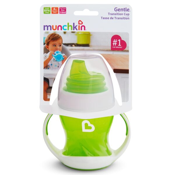 Taza transición Gentle 120ml Verde de Munchkin
