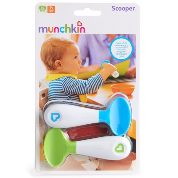 Pack cucharas de aprendizaje Pala (2 ud.) - Azul/Verde