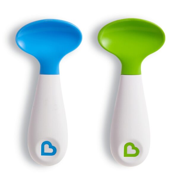 Pack cucharas de aprendizaje Pala (2 ud.) - Azul/Verde - Imagen 3