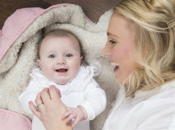 MANTA ROSA REVERSIBLE CUDDLE COMFI CUDDLECO - Imagen 2