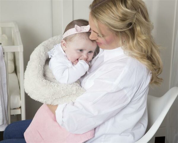 MANTA ROSA REVERSIBLE CUDDLE COMFI CUDDLECO - Imagen 3