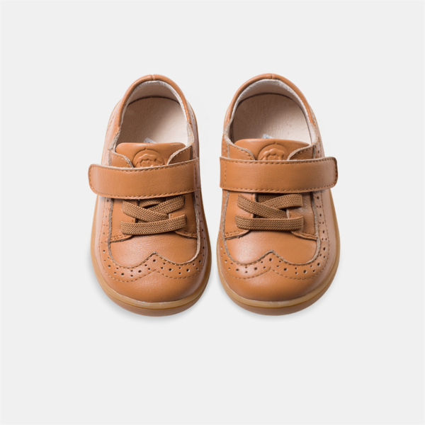Zapatos Arreglados Respetuosos Marrones Piel Littlebluelamb - Imagen 2