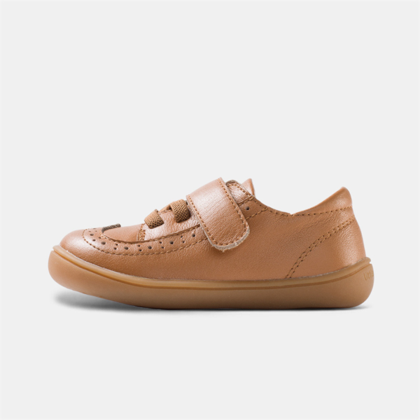 Zapatos Arreglados Respetuosos Marrones Piel Littlebluelamb - Imagen 4