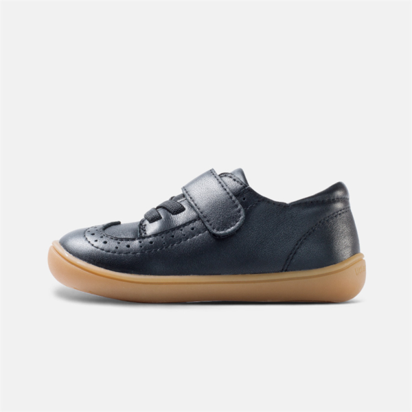 Zapatos Arreglados Respetuosos Bebé Negros Piel Littlebluelamb - Imagen 4