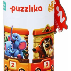 Puzzle Cubika Animales en Tren