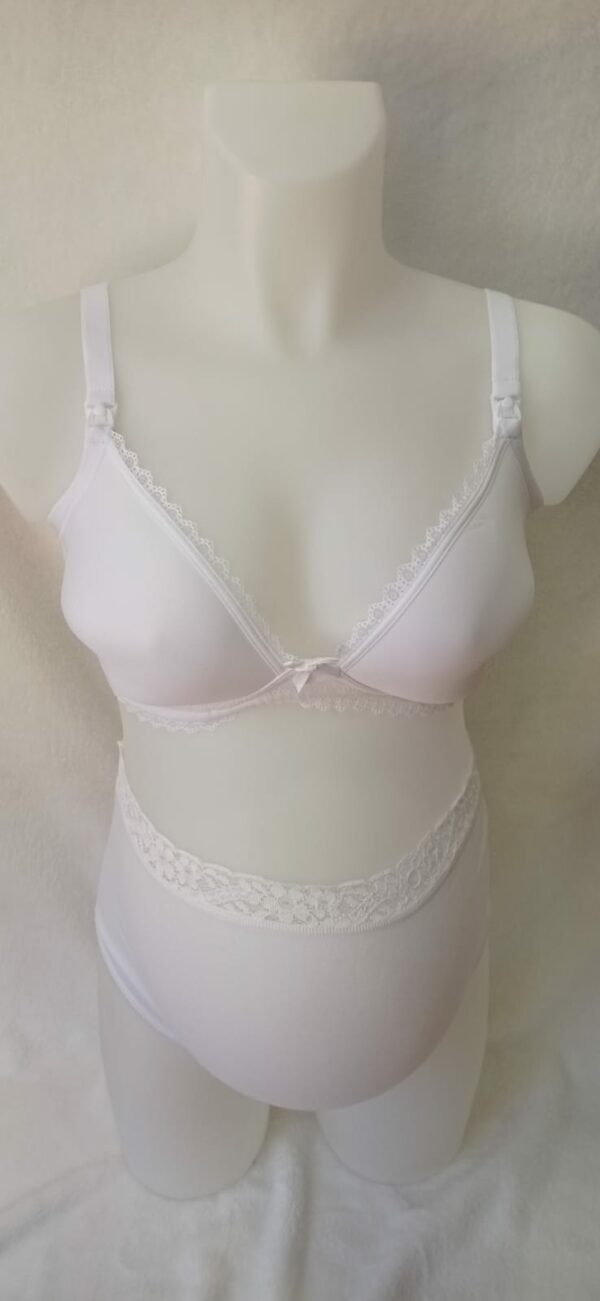 MYSANITY Sujetador de Lactancia 95C BLANCO ENCAJE