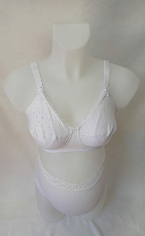 MYSANITY Sujetador de Lactancia 95D BLANCO TROQUELADO