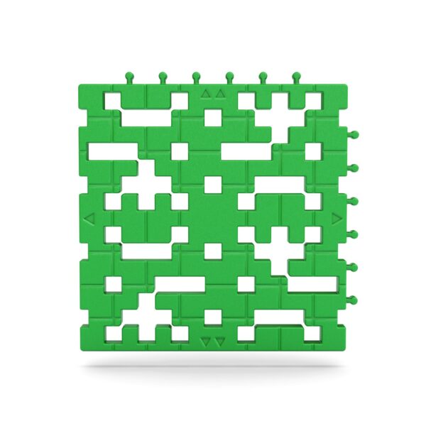 Base para bloques MELI MAXI 6 plataformas verdes - Imagen 2