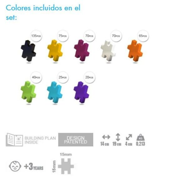 MELI Minis Tematic 2en1 ARCOIRIS - Imagen 5