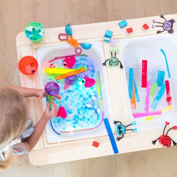 GloPals Cubos luz PARTY lila (set 4 ud.) - Imagen 3