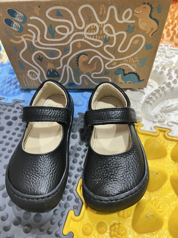Zapatos Colegiales Merceditas Respetuosas Azul Marino FlexiNens