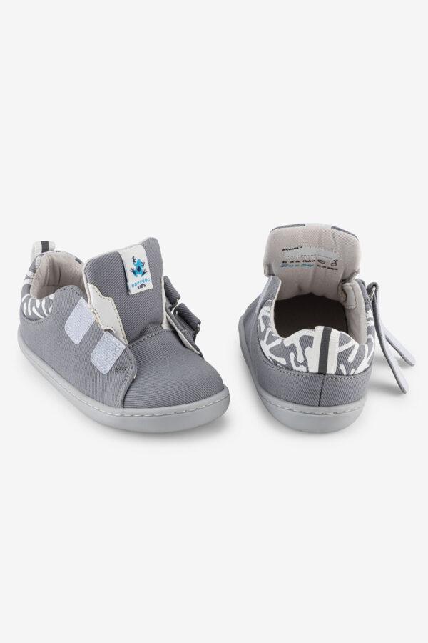 Deportivas gris de algodón orgánico HOPFROG - Imagen 4