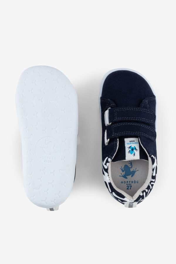 Deportivas azul marino de algodón orgánico HOPFROG - Imagen 5
