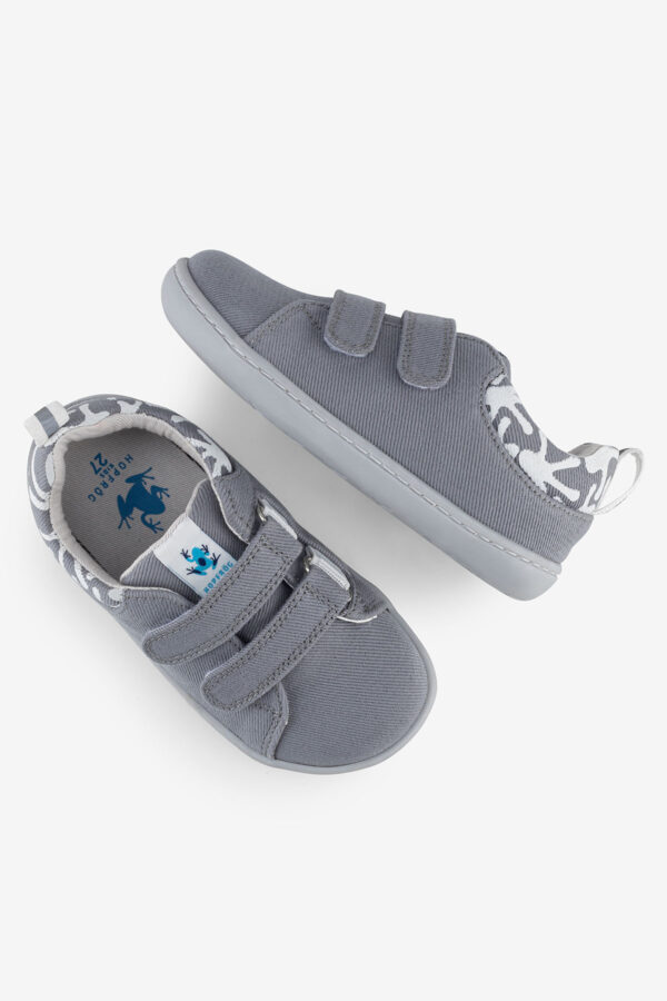 Deportivas gris de algodón orgánico HOPFROG - Imagen 3