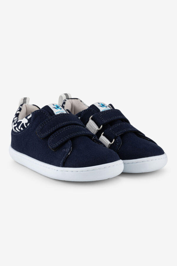 Deportivas azul marino de algodón orgánico HOPFROG