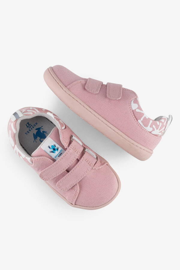 Deportivas rosa de algodón orgánico HOPFROG - Imagen 3