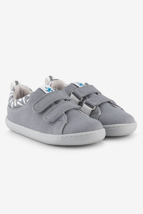 Deportivas gris de algodón orgánico HOPFROG