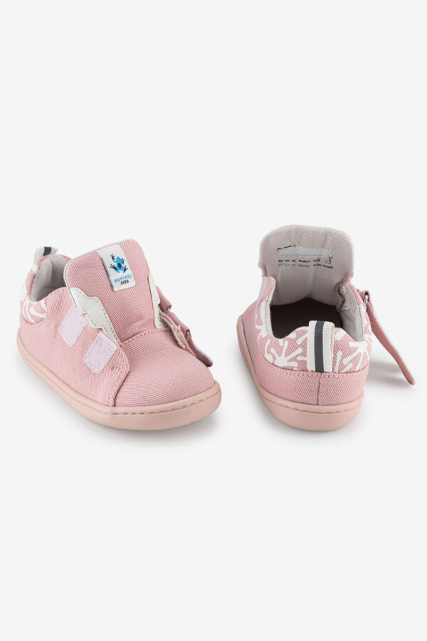 Deportivas rosa de algodón orgánico HOPFROG - Imagen 4