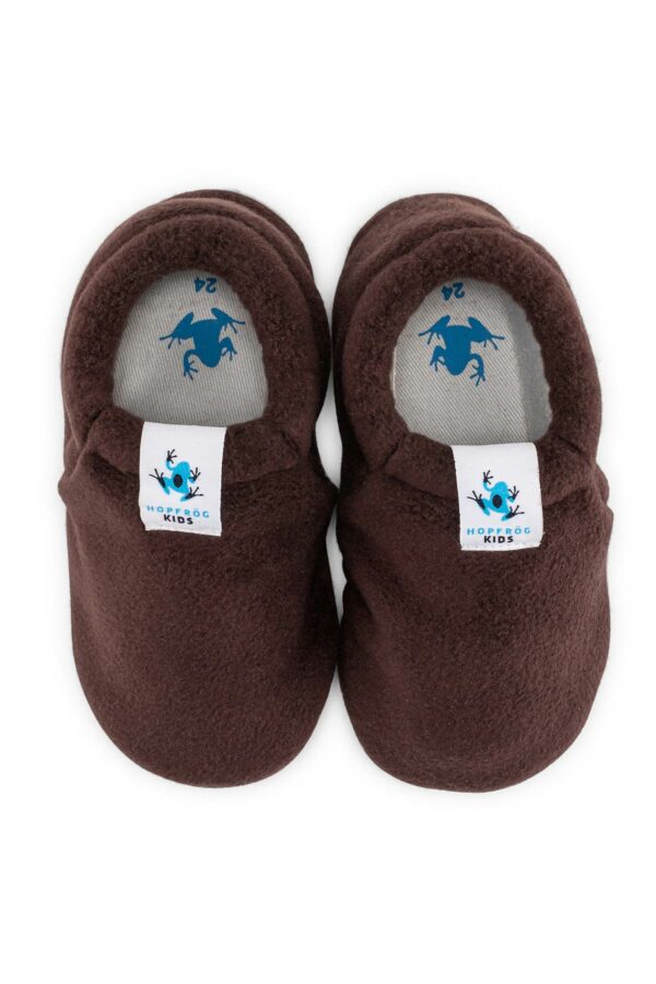 Zapatillas Polar Fleece marrones de Hopfrog