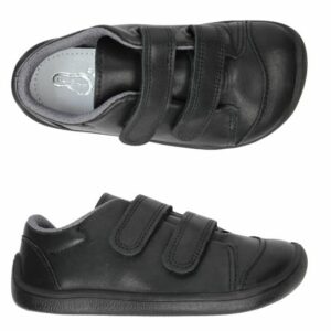Deportivas negras de piel ELFO de Bar3foot