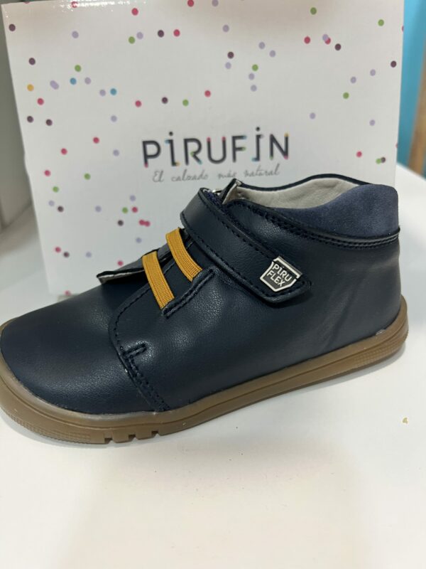 Botas de piel azul marino Piruflex