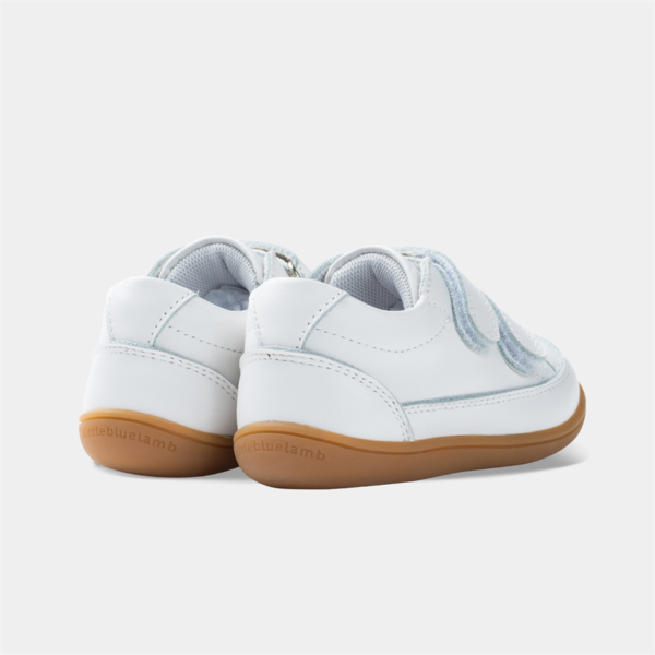 Zapatillas Deportivas Respetuosas de Piel Blancas Littlebluelamb - Imagen 4