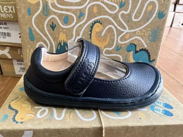 Merceditas Colegiales Barefoot Azul Marino Veganas FlexiNens