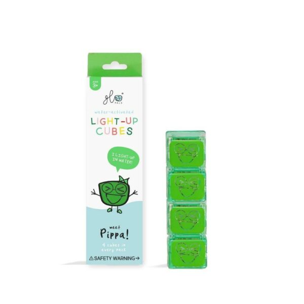 GloPals Cubos luz PARTY Verde (set 4 ud.)