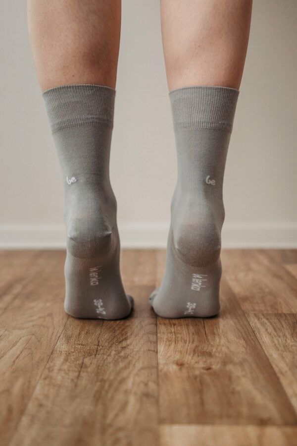 Calcetines gris Essentials Crew 43-46 Belenka - Imagen 3