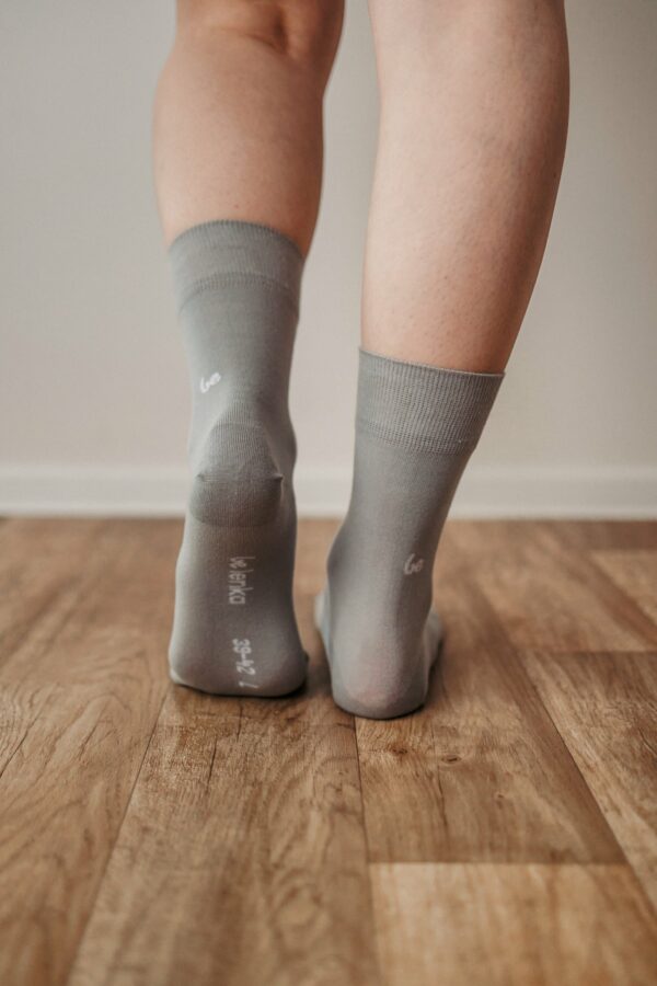 Calcetines gris Essentials Crew 43-46 Belenka - Imagen 4