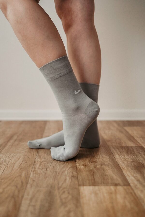 Calcetines gris Essentials Crew 43-46 Belenka - Imagen 5