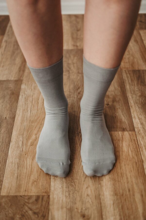 Calcetines gris Essentials Crew 43-46 Belenka - Imagen 2