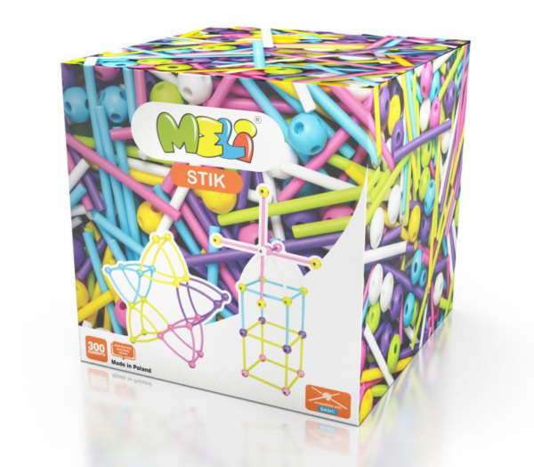 Palos flexibles Meli STIK pastel 300 piezas