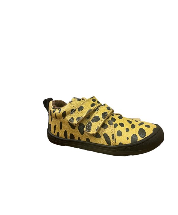 Zapatos Respetuosos Amarillo con Lunares Negros FlexiNens