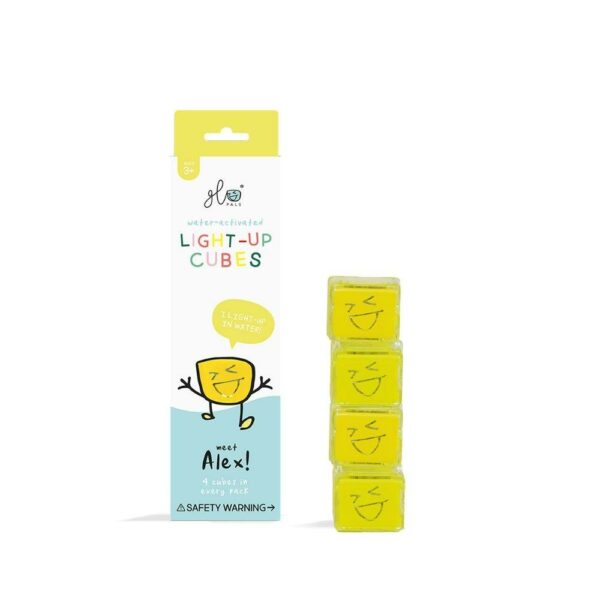 GloPals Cubos luz PARTY amarilla (set 4 ud.)