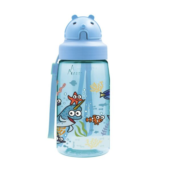Botella SEA FRIENDS de tritan 450 ml con pajita de Laken - Imagen 2