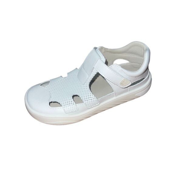Sandalias Microfibra Perforada Blanca Piruflex Tallas Grandes - Imagen 3