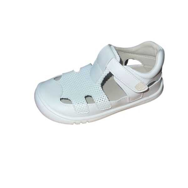 Sandalias Respetuosas Piruflex Blanca Microfibra Perforada - Imagen 3
